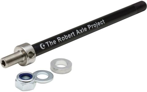 Robert Axke Kid Axle - Steckachse für Fahrradanhänger M12x1.5 Schwarz Modell 2024