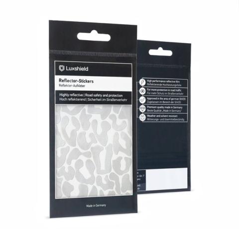 Luxshield Reflektoren Aufkleber Leopard Silber Modell 2024