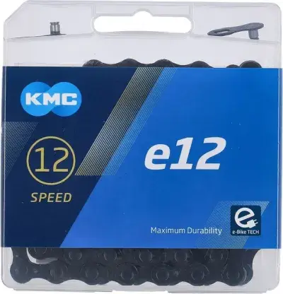 KMC Kette e12 BlackTech 12-fach, 130 Glieder Schwarz Modell 2024