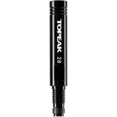 Topeak Ventilverlängerung Presta Valve Extender, 2er Set - 28mm Schwarz Modell 2026