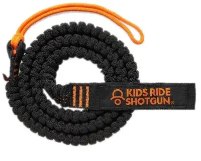 Kids Ride Shotgun Quick Fit MTB Tow Rope Abschleppseil Schwarz Modell 2026