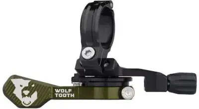 Wolftooth ReMote Pro Hebel für Vario Sattelstützen, Schelle Grün Modell 2026