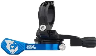 Wolftooth ReMote Pro Hebel für Vario Sattelstützen, Schelle Blau Modell 2026