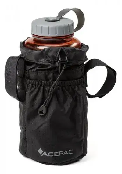 Acepac Fat Bottle Bag MKIII, Flaschen Lenkertasche Schwarz Modell 2024