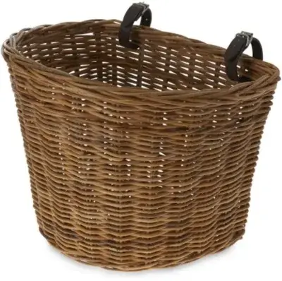 Basil Vorderrradkorb Darcy L, Rattan mit Lenkerbefestigung Braun Modell 2026