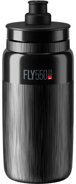 Elite Trinkflasche Fly Tex - 550 ml Schwarz Modell 2026