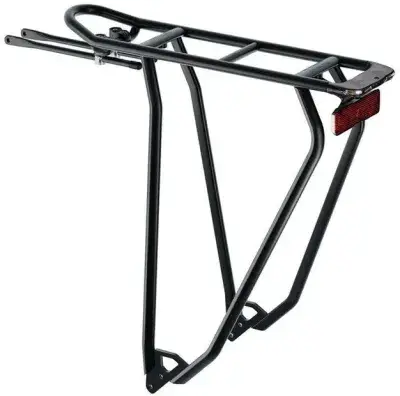 Racktime Gepäckträger Shine Evo light 2.0 m. Rücklicht (DC) - 28 Zoll Schwarz Modell 2024