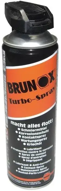 Brunox Turbo-Spray Power-Click mit 360° Kopf, Spraydose - 500ml Schwarz Modell 2026