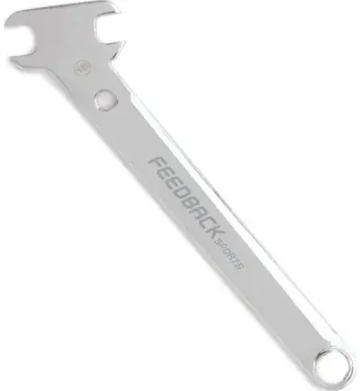 Feedback Sports Pedalschlüssel 15mm Silber Modell 2025