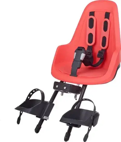 Bobike One Mini Kindersitz - Rahmenmontage vorn Rot Modell 2026