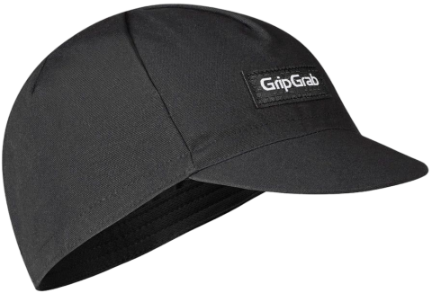 GRIPGRAB Classic Baumwoll-Radmütze Schwarz Modell 2026