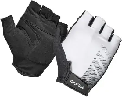 GRIPGRAB Ride RC Lite gepolsterte Kurzfingerhandschuhe Weiß Modell 2026