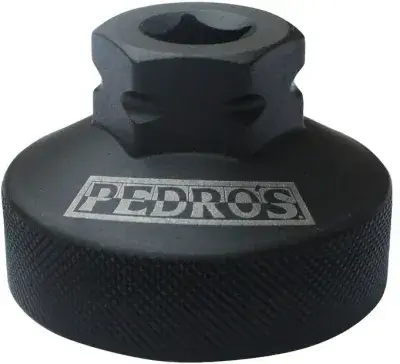 Pedros Innenlager-Steckschlüssel für Shimano Hollowtech II Schwarz Modell 2025