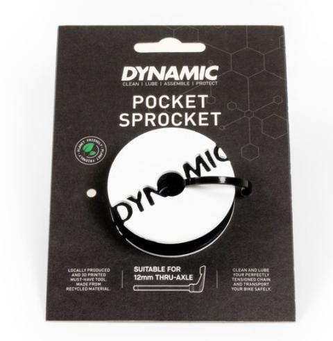 Dynamic Pocket Sprocket Kettenhalter für 12 mm Steckachsen Weiß Modell 2026