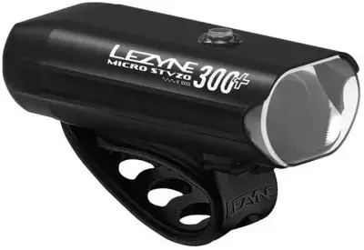 Lezyne Micro 300+ & Zecto Akku Beleuchtungsset StVZO Schwarz Modell 2024