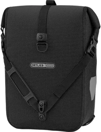 Ortlieb Sport-Roller High-Vis QL2-1 - Einzeltasche Schwarz Modell 2026