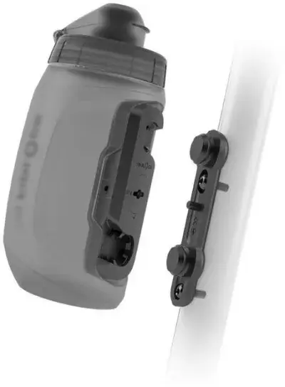 Fidlock Twist Trinkflasche 450 mit Bike Base Flaschenhalter Transparent Modell 2026