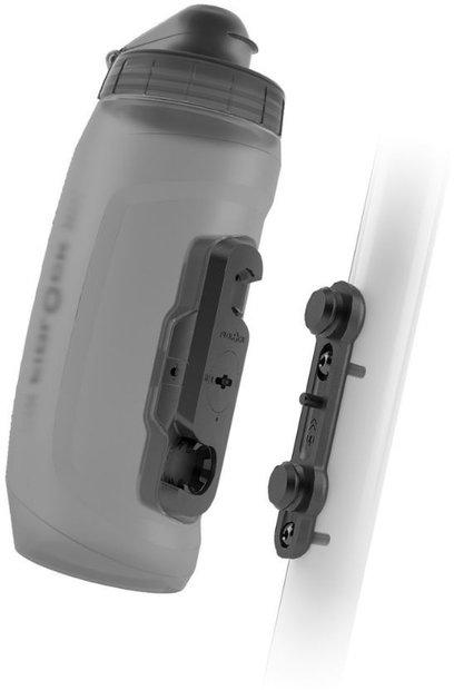 Fidlock Twist Trinkflasche 590 mit Bike Base Flaschenhalter Transparent Modell 2026