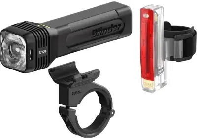 Knog Blinder 80 + Plus Twinpack Akku Beleuchtungsset StVZO Schwarz Modell 2027
