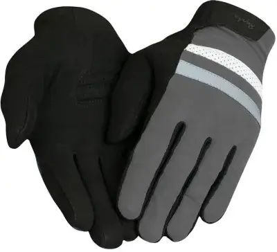 Rapha Brevet Reflective Gloves Schwarz Modell 2024