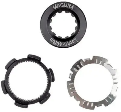 Magura Lockring Center Lock für Schnellspannachse Schwarz Modell 2025