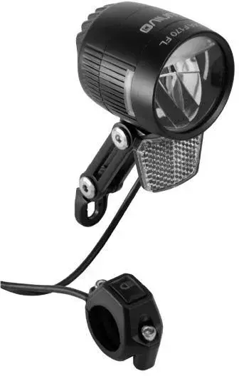 Lunivo e-DIA F170 Fernlicht E-Bike Scheinwerfer - StVZO Schwarz Modell 2026