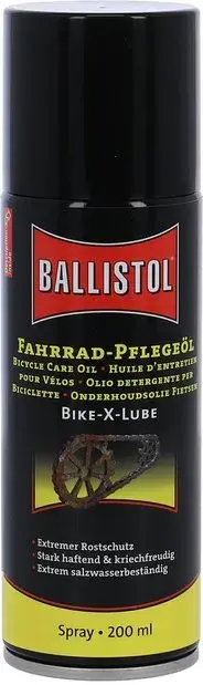 Ballistol Bike-X-Lube Kettenöl, Spraydose - 200ml Schwarz Modell 2025