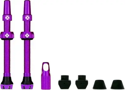 Muc-Off Tubeless Valve Kit V2 Universal for MTB & Road Lila Modell 2026