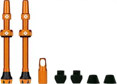 Muc-Off Tubeless Valve Kit V2 Universal for MTB & Road Orange Modell 2026