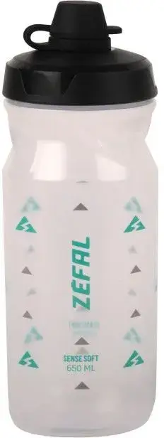 Zefal Trinkflasche Sense Soft - 650 ml No-Mud Transparent Modell 2026