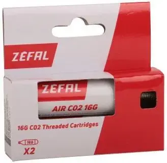 Zefal CO2-Kartuschen 16g - Gewinde Silber Modell 2026