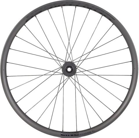 Bontrager Line Elite 30 TLR Boost 27.5 Carbon Vorderrad Schwarz Modell Aktion