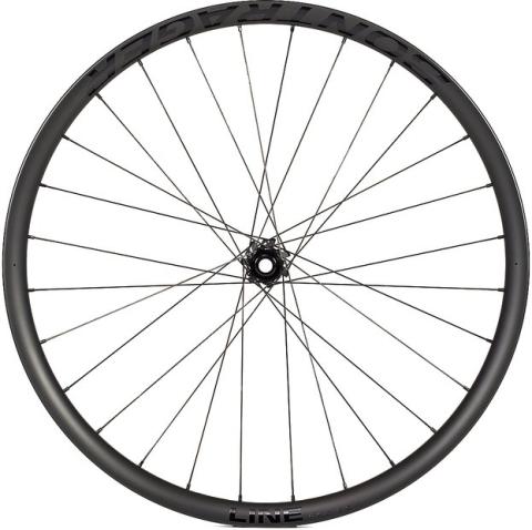 Bontrager Line Pro 30 TLR Boost 27.5 Carbon Vorderrad Schwarz Modell Aktion
