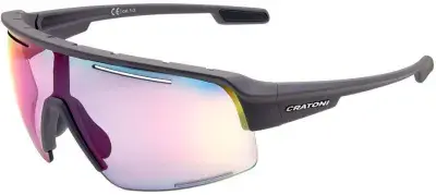 Cratoni C-Matic NXT photochromic coffee rubber/clear - plasma mirror Grau Modell 2026