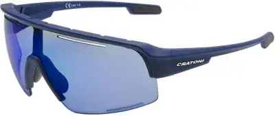 Cratoni C-Matic NXT photochromic blue rubber/clear - blue mirror Blau Modell 2026