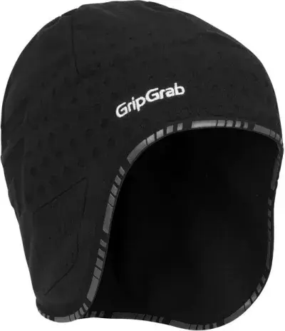 GRIPGRAB Aviator winddichte Tiefwinter-Unterhelmmütze Schwarz Modell 2026