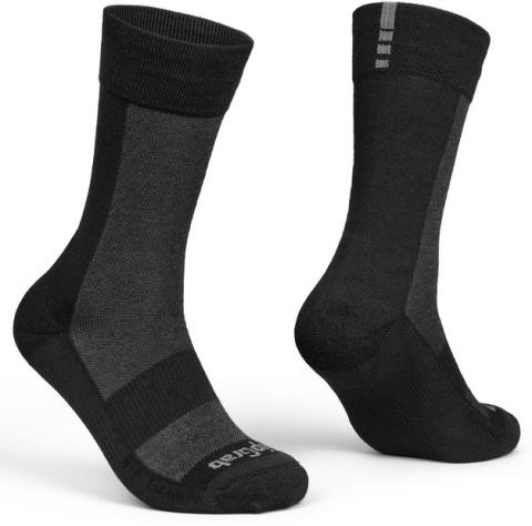 GRIPGRAB Alpine Merino hohe Wintersocken Schwarz Modell 2026