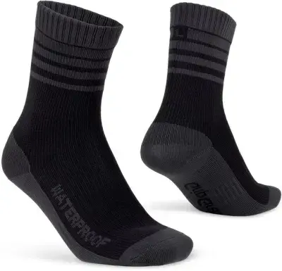 GRIPGRAB Wasserdichte Wintersocken mit Merinofutter Schwarz Modell 2026