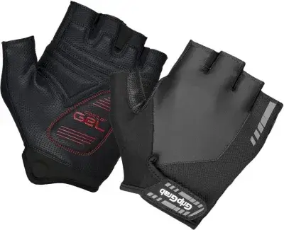 GRIPGRAB ProGel Padded Kurzfinger Handschuhe Schwarz Modell Aktion