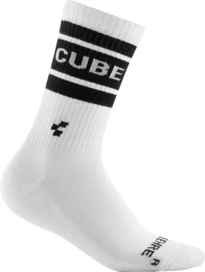 Cube High-Cut After-Race Socken Weiß Modell 2027