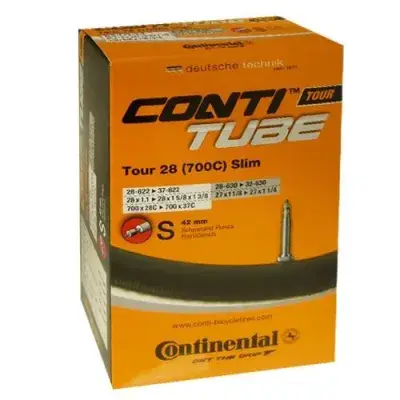 Continental Tour 28 Slim SV Schlauch - 42 mm Schwarz Modell 2027