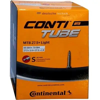Continental MTB 27,5 Plus Light SV Schlauch - 42 mm Schwarz Modell 2027