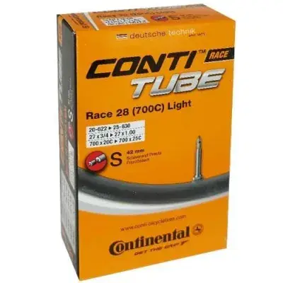 Continental Race 28 Light SV Schlauch - 42 mm Schwarz Modell 2027