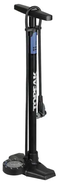 Topeak JoeBlow Roadie EX Standpumpe mit TwinHead Schwarz Modell 2026