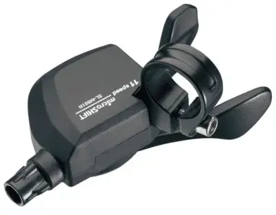 Microshift XLE MTB Xpress Schalthebel rechts 11fach Schwarz Modell Aktion