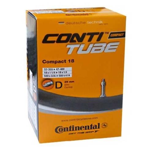 Continental Compact 18 DV Schlauch - 26 mm Schwarz Modell 2027