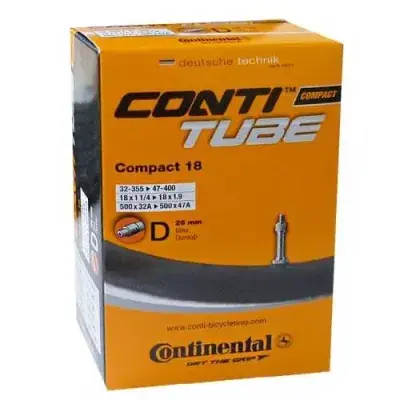 Continental Compact 18 DV Schlauch - 26 mm Schwarz Modell 2027