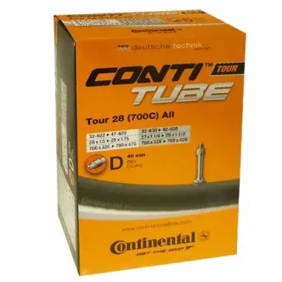 Continental Tour 28 All DV Schlauch - 40 mm Schwarz Modell 2027