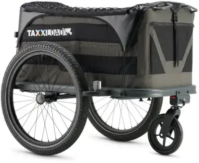 TAXXI Load Heavy Fahrrad-Lasten-Anhänger Grau Modell 2025