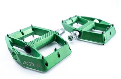Cube ACID Pedale FLAT A3-ZP Grün Modell 2024